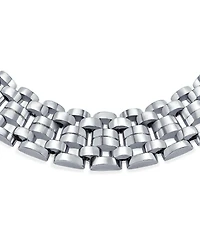 Bling Jewelry Traditional Jewelry Set Panther Link Chain Collar Necklace Gold Silver Plated 1518 Inch