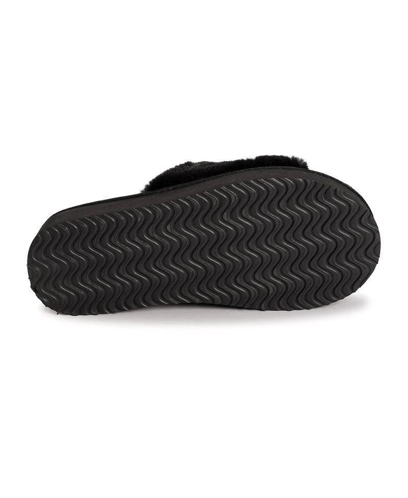 Muk Luks Women's Platform Slide Slipper