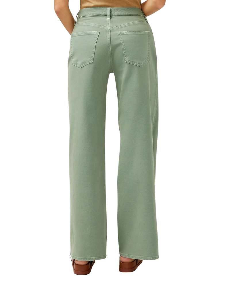 Silver Jeans Co. Women's Highly Desirable High Rise Ultra-Wide Leg