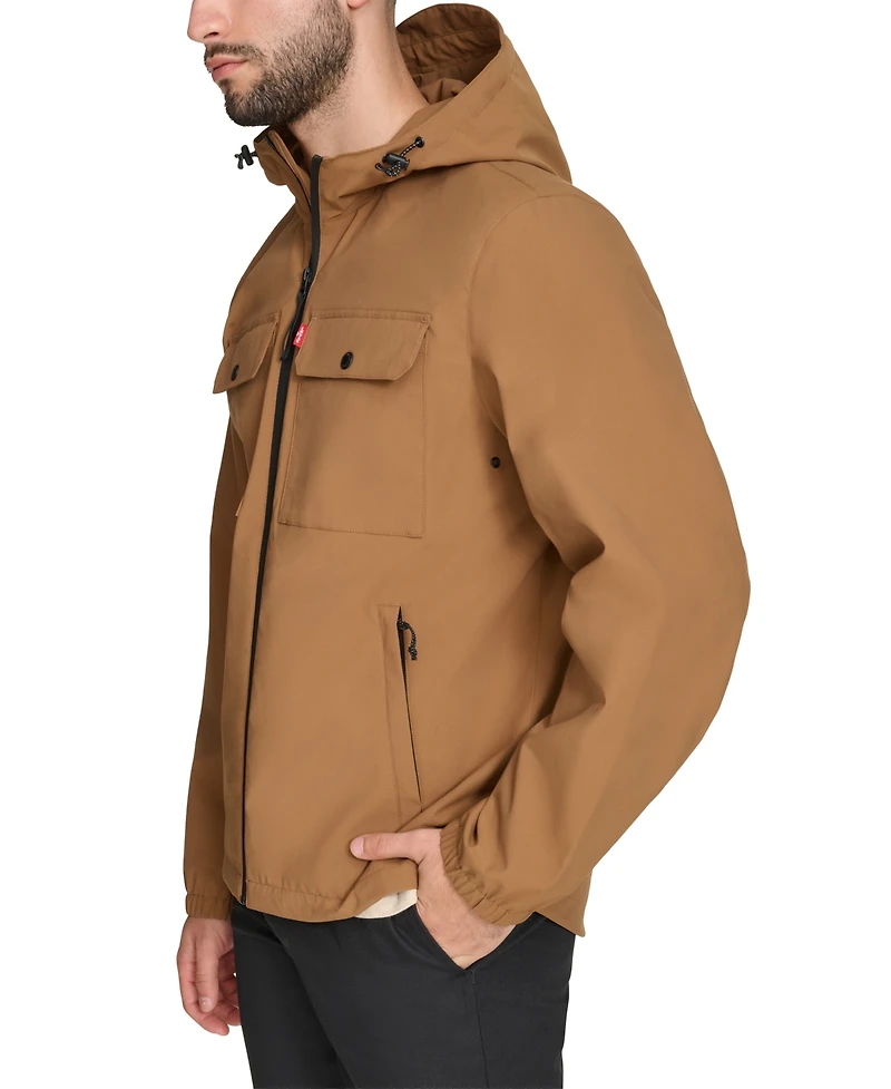 Levi's Men's Hooded Rain Jacket