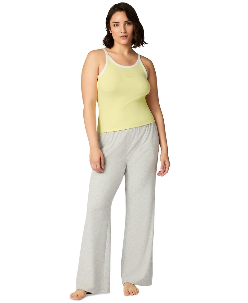 Gap Women's Striped Halter-Neck Sleeveless Pajama Top