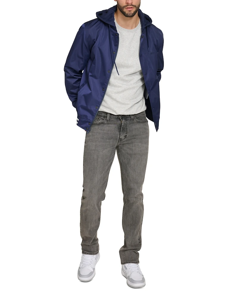 Champion Men's Jersey Hood Varsity Bomber Jacket