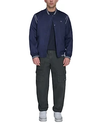 Champion Men's Varsity Stripe Bomber Jacket