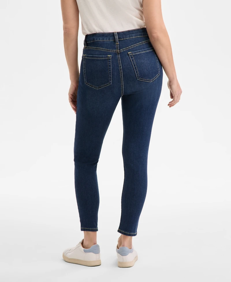 Style & Co Women's Mid-Rise Curvy Skinny Jeans, Created for Macy's