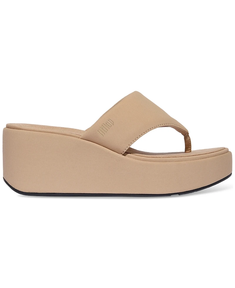 FitFlop Women's Flatforms Wedge Toe-Post Sandals