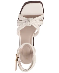 Giani Bernini Women's Renaee Block Heel Woven Strappy Dress Sandals, Created for Macy's