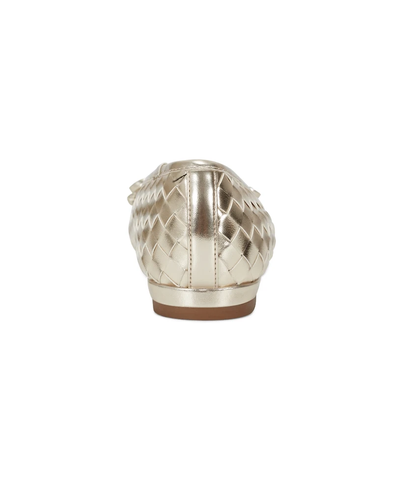 Easy Spirit Women's Dayanna Woven Slip-On Ballet Flats