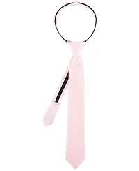 Tommy Hilfiger Boys Textured Solid Pre-Tied Zipper Tie