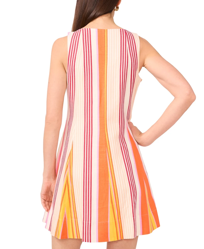 1.state Women's Scoop-Neck Sleeveless Mini Dress