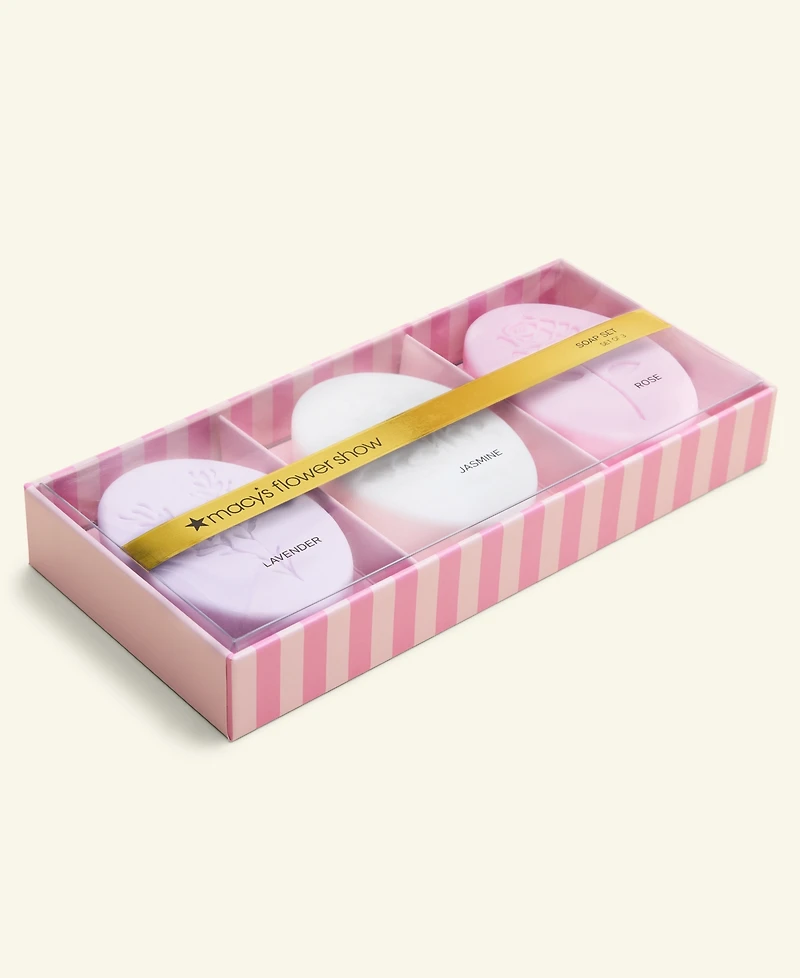 Macy's Flower Show 3-Pc. Oval Soap Set, Exclusively at Macy's