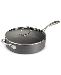Tramontina OnyxPro 5.5-Quart Hard Anodized Nonstick Deep Saute Pan with Lid