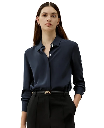 Lilysilk Women's Graceful Button Up Silk Blouse