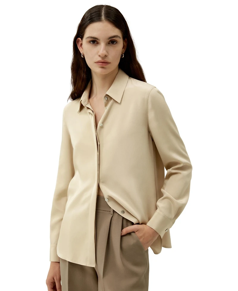 Lilysilk Women's Graceful Button Up Silk Blouse