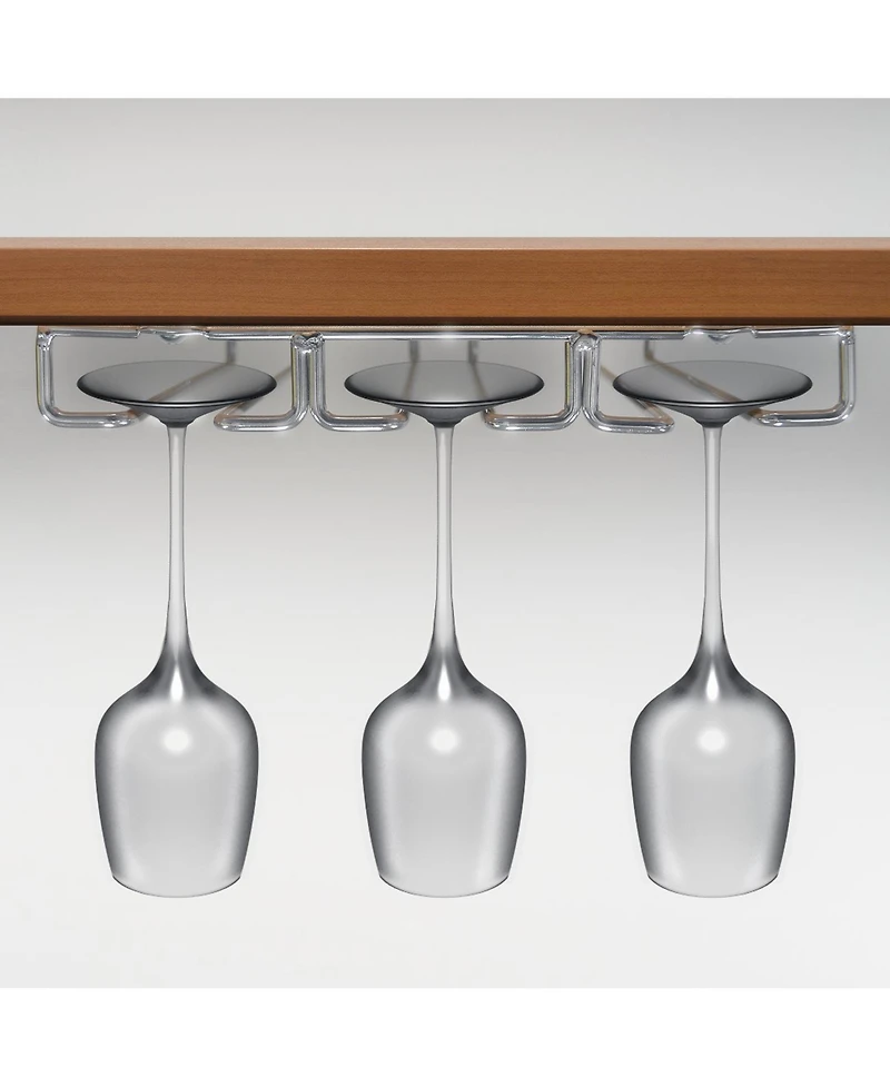 Sorbus Under Cabinet Wine Glass Rack and Stemware Holder
