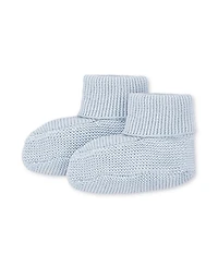 Hope & Henry Baby Boys Organic Sweater Beanie and Bootie 2-Piece Set