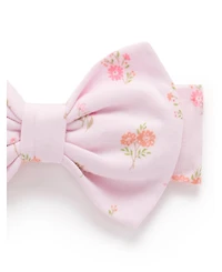 Purebaby Baby Girls Zip Coverall & Headband Set