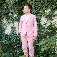 Hope & Henry Big Boys Heirloom Linen Suit Jacket