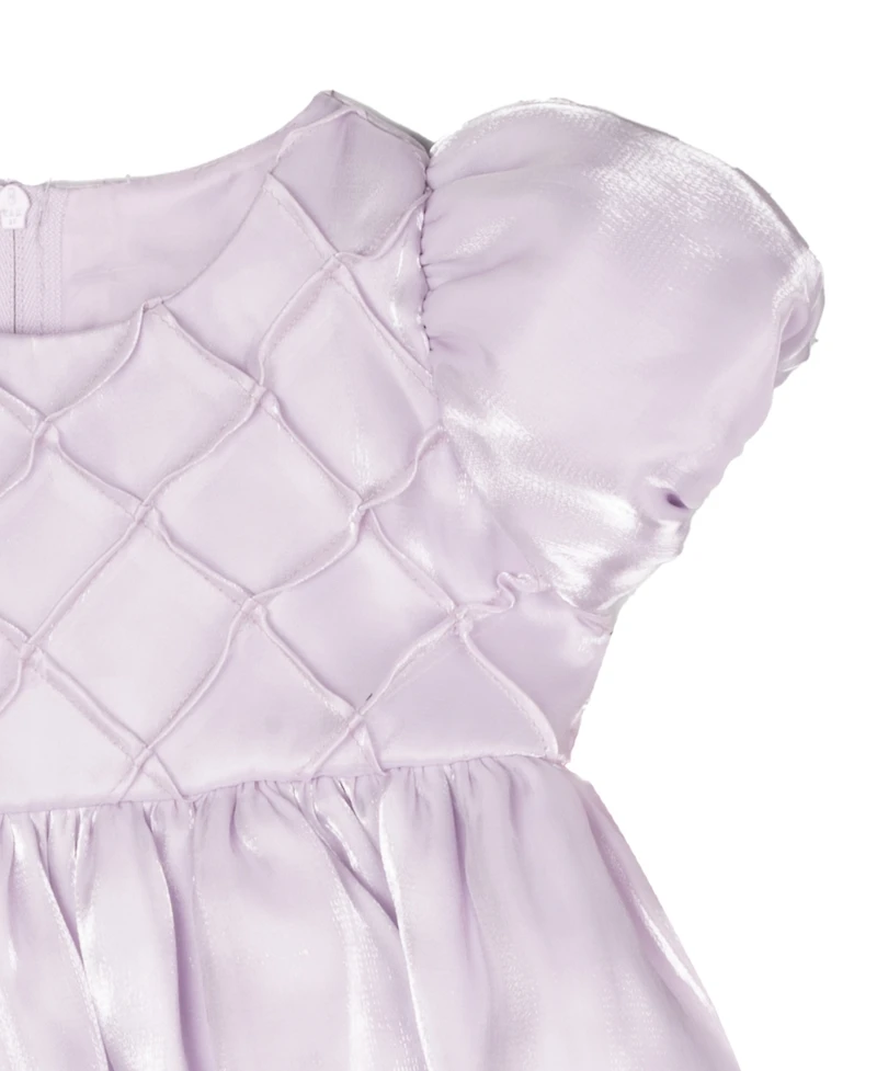 Rare Editions Baby Girls Shimmer Organza Social Dress