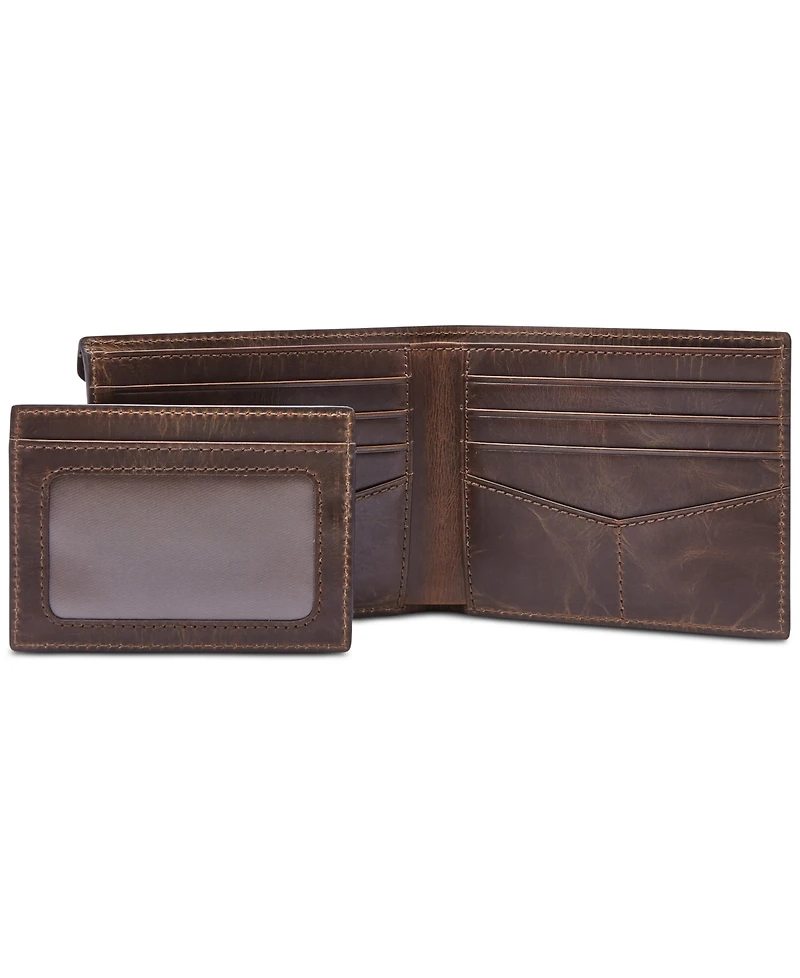 Men's Fossil Derrick 2 In1 Bifold Leather Wallet