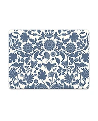 CounterArt Vintage Floral Hardboard Cork Placemats, Set of 4