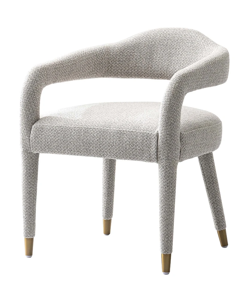 Manhattan Comfort Aspen 23.2" Modern Tweed Upholstered Dining Armchair