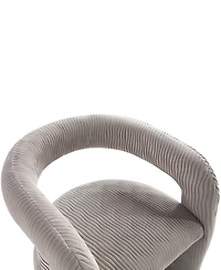 Manhattan Comfort Corvette Modern Velvet Upholstered Accent Chair