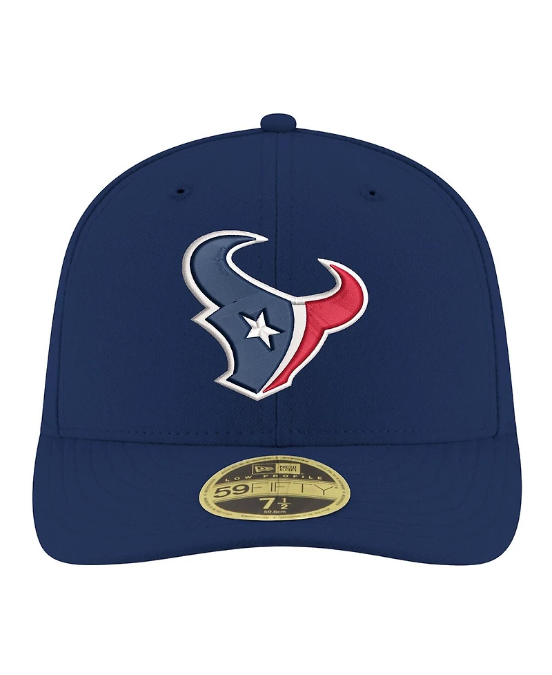 New Era Men's Navy Houston Texans Omaha Low Profile 59FIFTY Fitted Hat