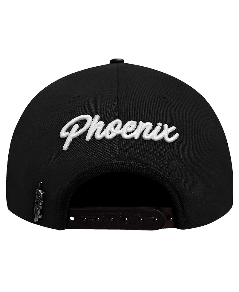 Pro Standard Men's Black Phoenix Suns Paint the City Pinch Front Snapback Hat