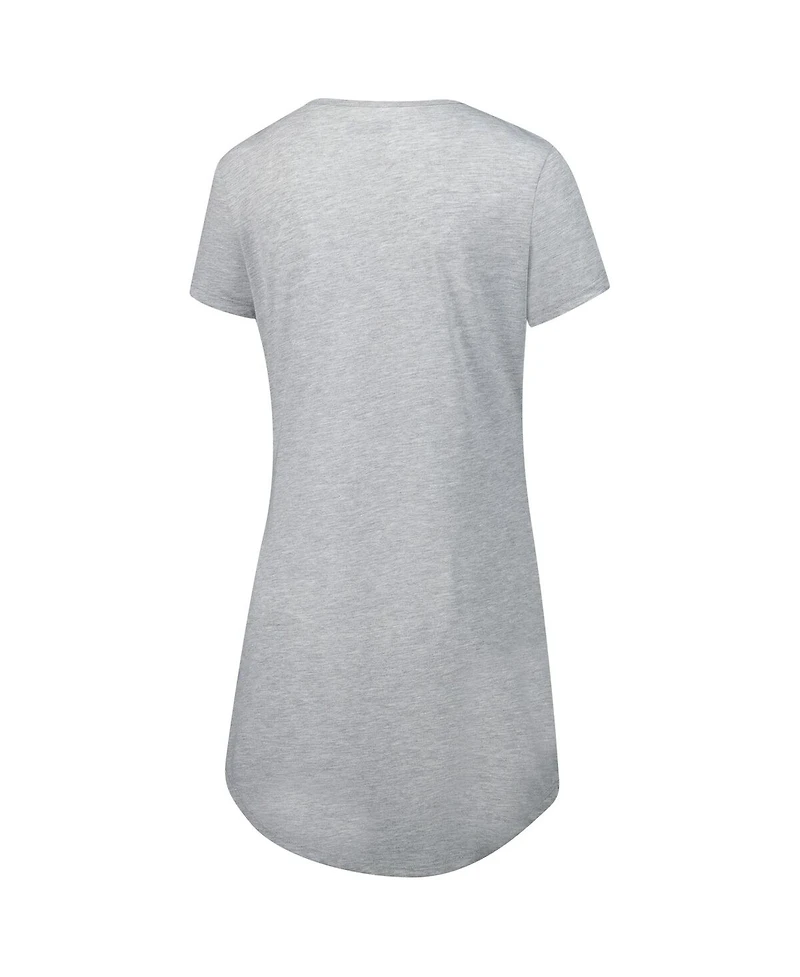 Concepts Sport Women's Gray Dallas Cowboys Petition Knit Nightshirt