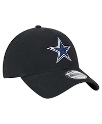 New Era Men's Black Dallas Cowboys Main 9TWENTY Adjustable Hat