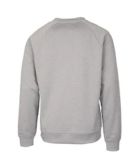 Cutter & Buck Men's Heather Gray Presidents Cup Lift Performance Crewneck Pullover Sweatshirt