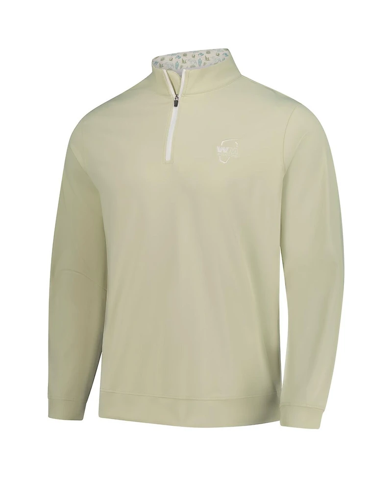 Barstool Golf Men's Green Wm Phoenix Open Quarter-Zip Top