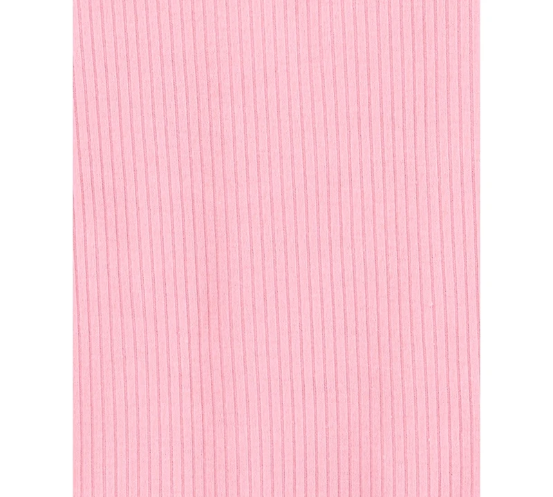 Carter's Baby Girls Short-Sleeve Ribbed Bodysuits, Pack of 5
