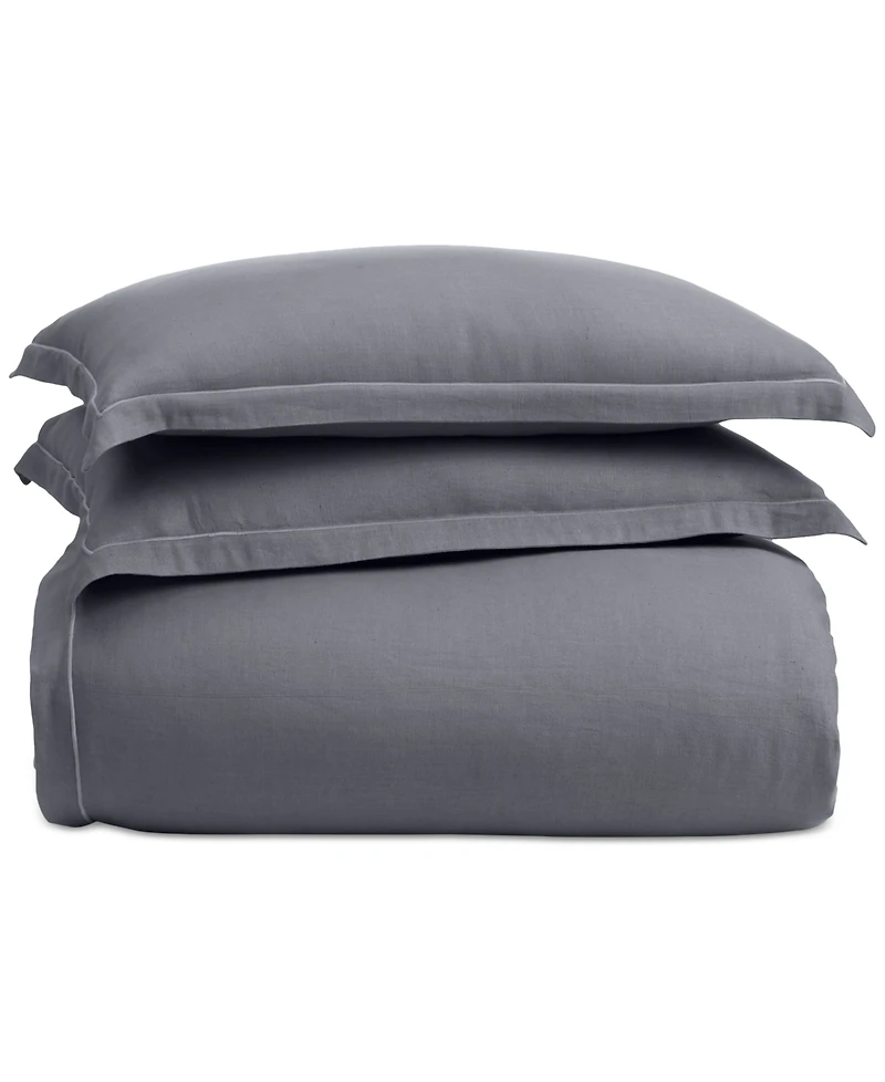 Hotel Collection Linen/Modal Blend 3-Pc. Duvet Cover Set, King, Exclusively at Macy's