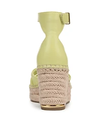 Franco Sarto Women's Clementine Open Toe Espadrille Wedge Sandals