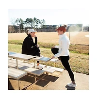 Women's Adjustable High Ponytail Running Hat - Cream