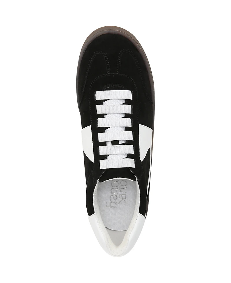 Franco Sarto Women's Ponti Lace Up Low Top Sneakers
