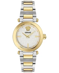 Versace Women's Swiss Greek Two-Tone Stainless Steel Bracelet Watch 35mm