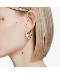 Swarovski Imber Gold-Tone Plated Hoop Earrings