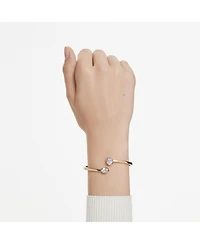 Swarovski Imber Mixed Cuts White Gold-Tone Plated Bangle Bracelet