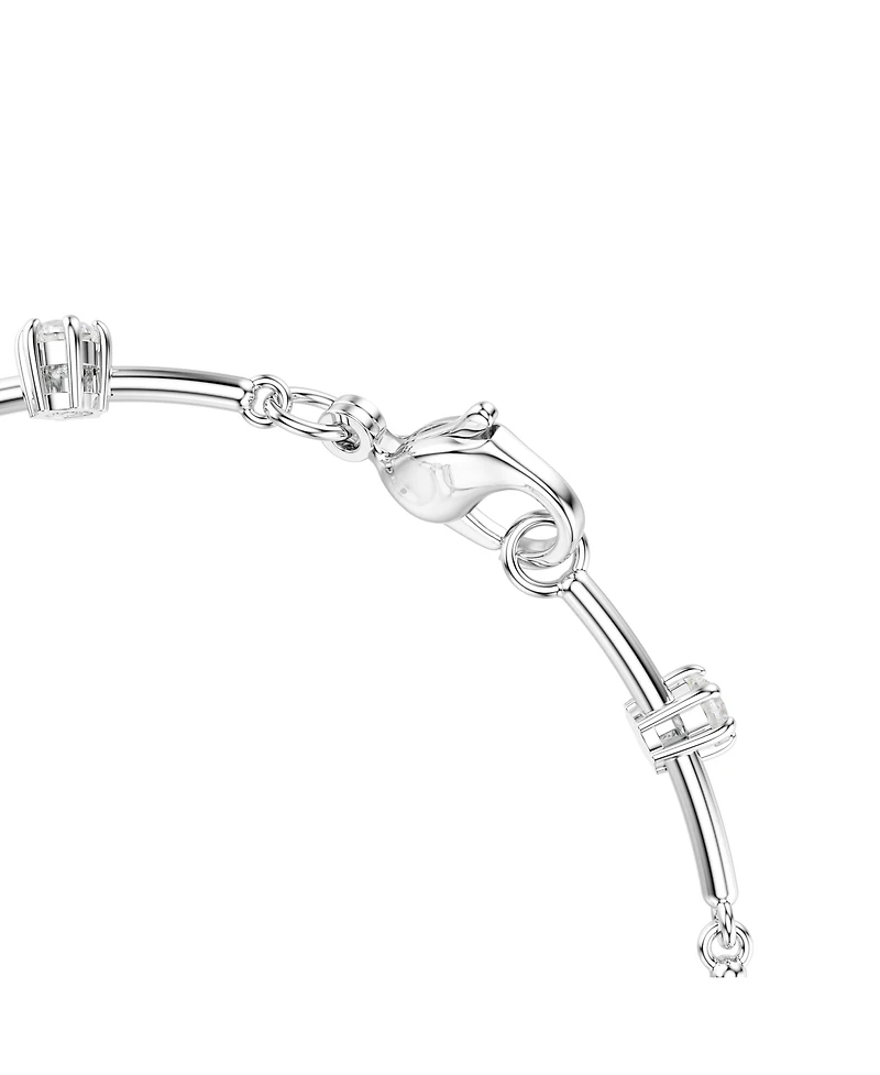 Swarovski Constella Round Cuts White Rhodium Plated Tennis Bracelet
