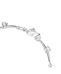 Swarovski Constella Round Cuts White Rhodium Plated Tennis Bracelet