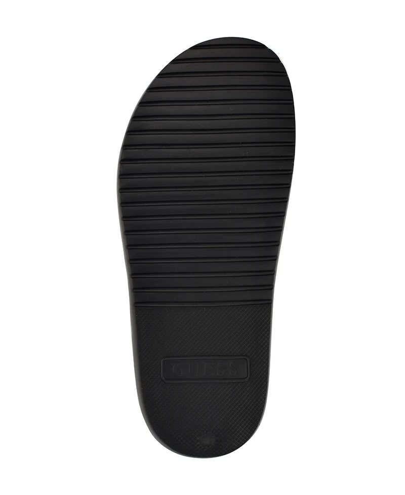 Guess Men's Visel Branded Slip On Fashion Slides