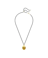 Swarovski Lucent Octagon shaped Yellow Gold-Tone Plated Pendant Necklace