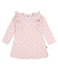 Gerber Baby Girls Long Sleeve Ruffle Dress