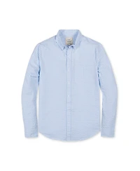 Hope & Henry Men's Organic Cotton Seersucker Button Down Shirt