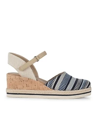 Baretraps Women's Alycia Closed Toe Wedge Sandals