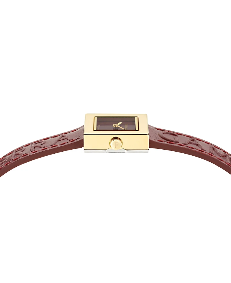 Ferragamo Women's Swiss Portrait Leather Strap Watch 20mm