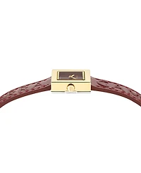 Ferragamo Women's Swiss Portrait Leather Strap Watch 20mm