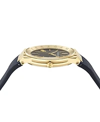 Ferragamo Men's Swiss Blue Polyurethane Strap Watch 41mm